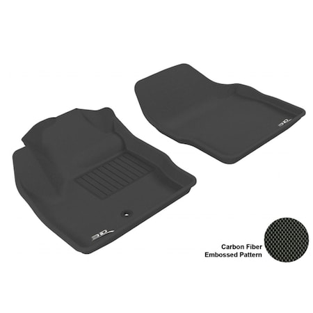 3D Maxpider LAND ROVER LR2 2007-2013 KAGU BLACK R1 Floor Mat L1LR00111509